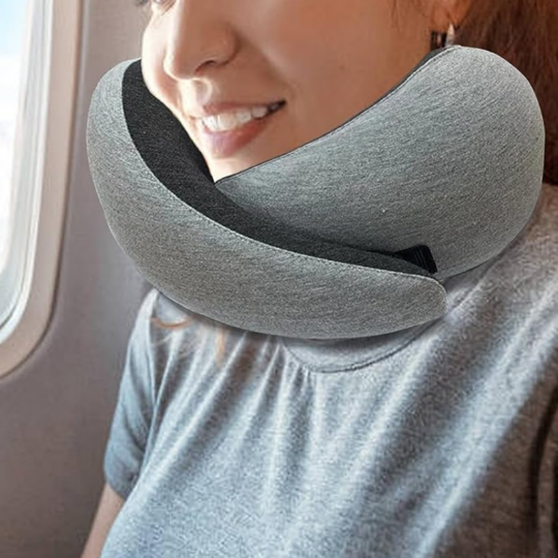 Travel Neck Pillow Non-Deformed Airplane Pillow Travel Neck Cushion Durable U-Shaped
