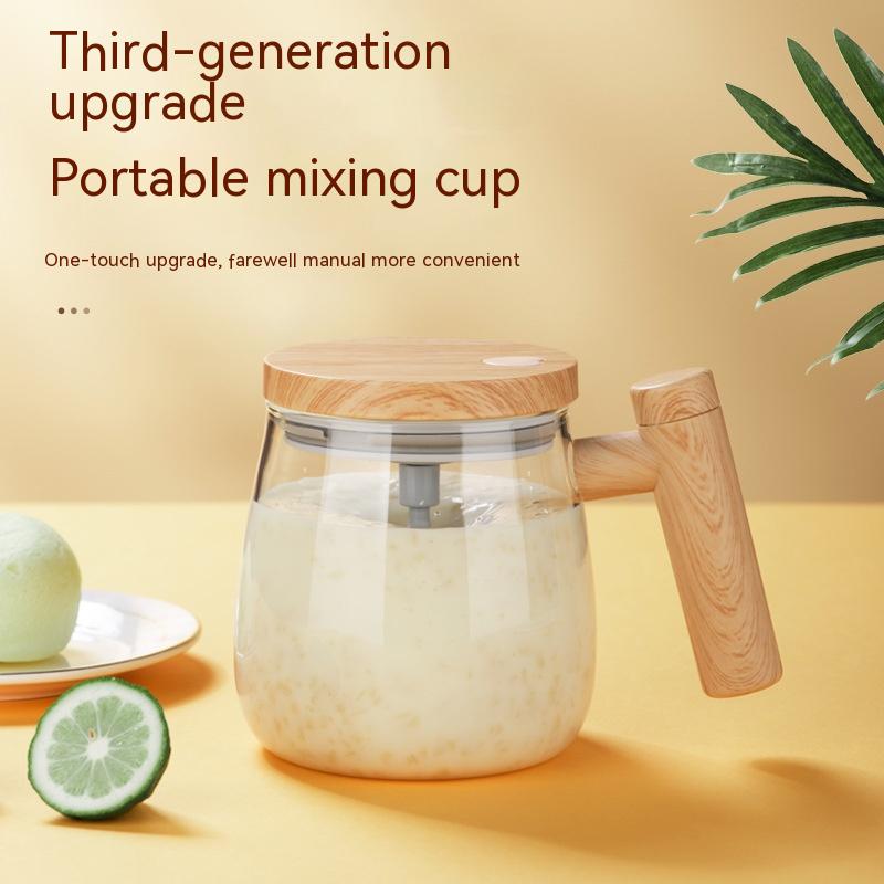 400ML Self Stirring Coffee Mug Electric Mixing Glass Coffee CupHigh Speed Fast Automatic Coffee Cup For Gyms