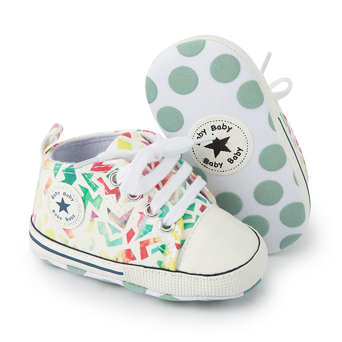 Baby Shoes Color Graffiti