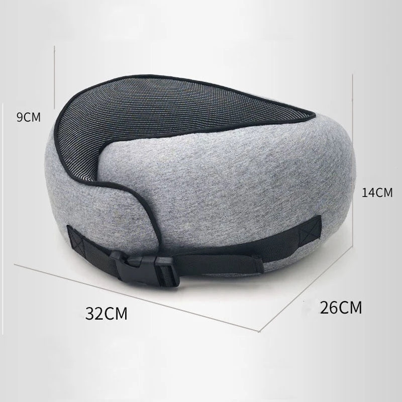 Travel Neck Pillow Non-Deformed Airplane Pillow Travel Neck Cushion Durable U-Shaped