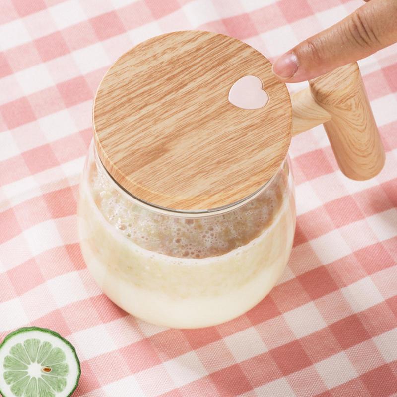400ML Self Stirring Coffee Mug Electric Mixing Glass Coffee CupHigh Speed Fast Automatic Coffee Cup For Gyms