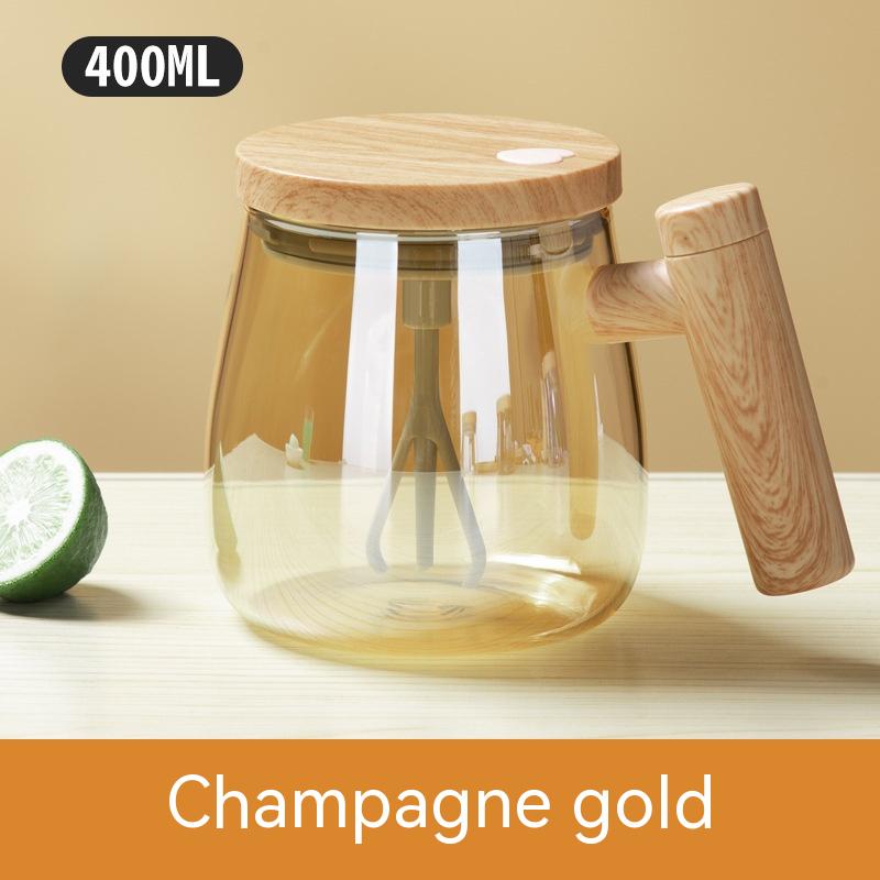 400ML Self Stirring Coffee Mug Electric Mixing Glass Coffee CupHigh Speed Fast Automatic Coffee Cup For Gyms