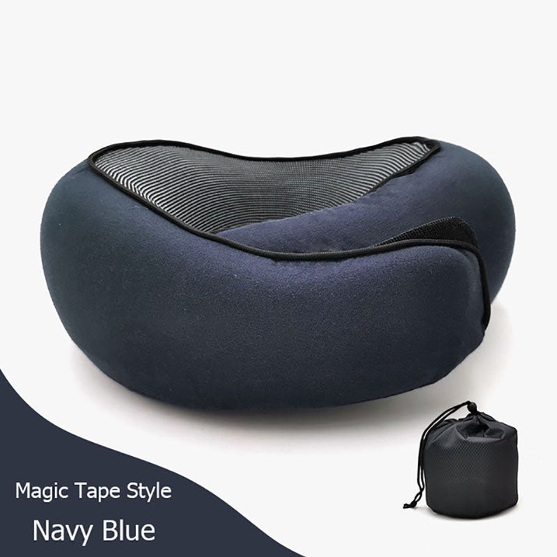 Travel Neck Pillow Non-Deformed Airplane Pillow Travel Neck Cushion Durable U-Shaped