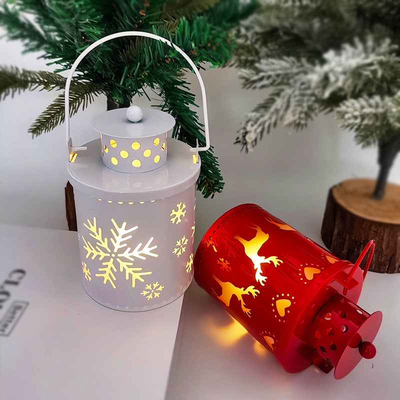 Christmas Candle Lights LED Small Lanterns Wind Lights Electronic Candles Nordic Style Creative