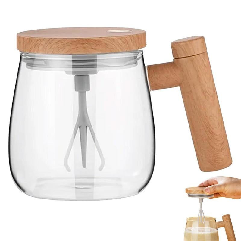 400ML Self Stirring Coffee Mug Electric Mixing Glass Coffee CupHigh Speed Fast Automatic Coffee Cup For Gyms