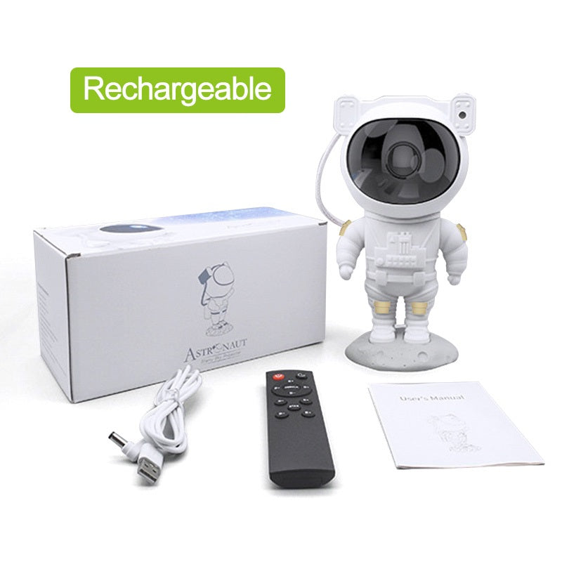 New Galaxy Star Projector Starry Sky Night Light Astronaut Lamp Home Room Decor Decoration Bedroom Decorative Luminaires Gift