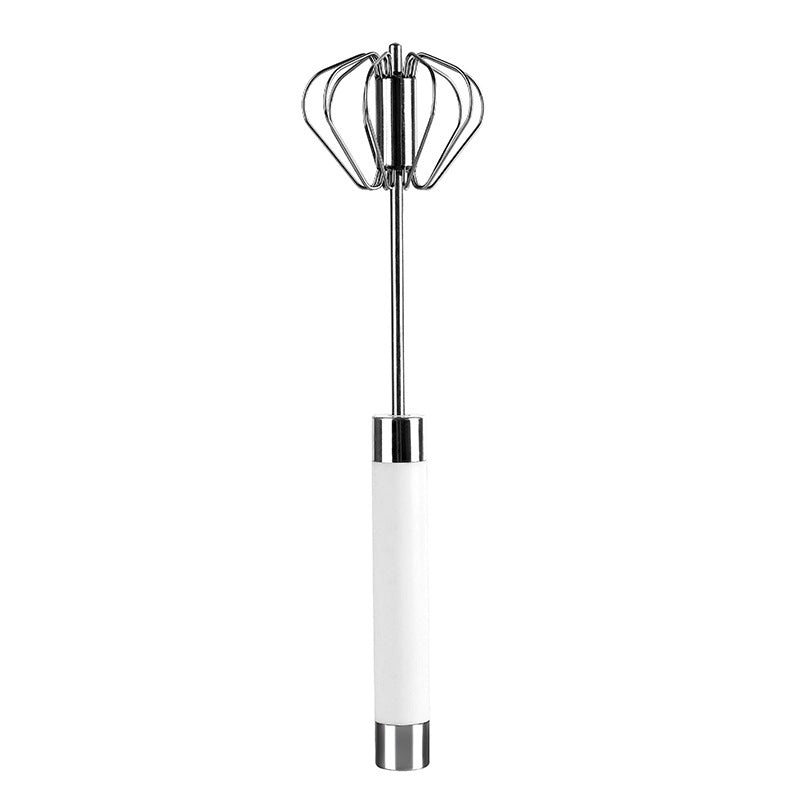 Semi-automatic Stainless Steel Egg Beater Whisk Hand Pressure Rotating Manual Mixer Egg Tools Cream Stirrer