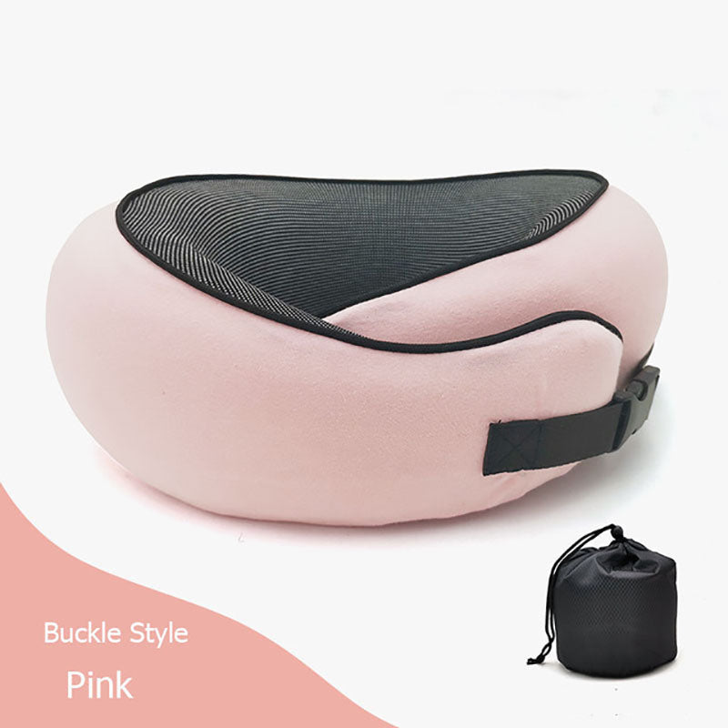 Travel Neck Pillow Non-Deformed Airplane Pillow Travel Neck Cushion Durable U-Shaped