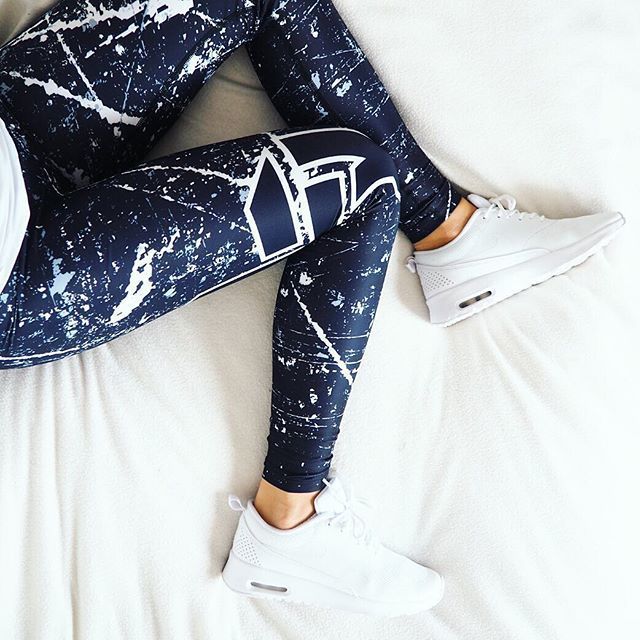Women Leggings Slim High Waist Elasticity Fitness