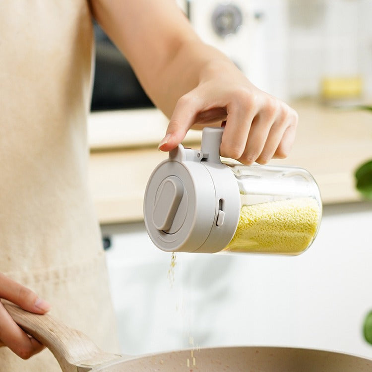 Small Seasoning Jars With Lids And Spoons Measuring Spoon Separation