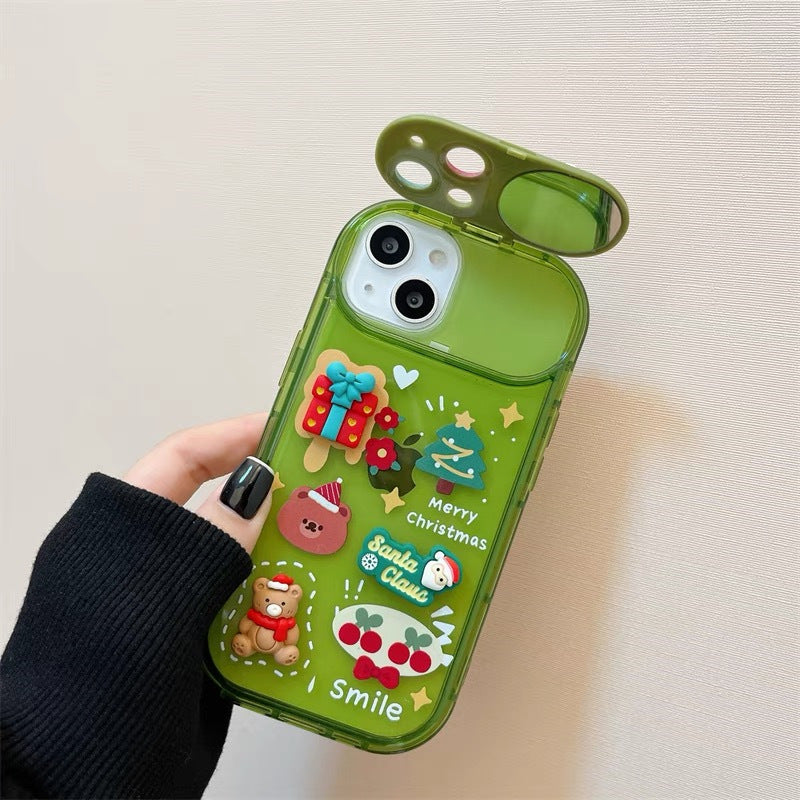 Christmas Stereo Doll Pendant Applicable Phone Case