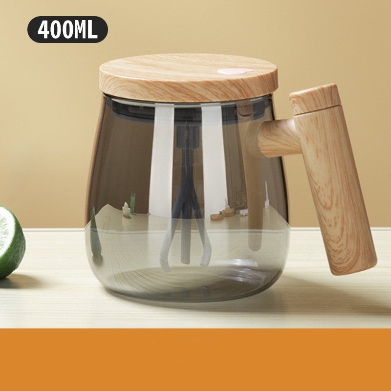 400ML Self Stirring Coffee Mug Electric Mixing Glass Coffee CupHigh Speed Fast Automatic Coffee Cup For Gyms