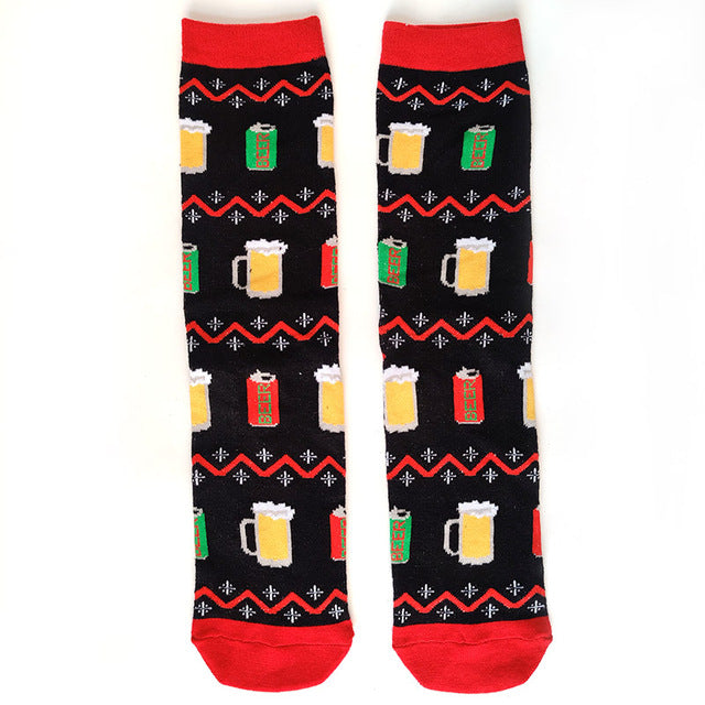 New Christmas Men Socks 2023 New Year Funny Christmas Tree