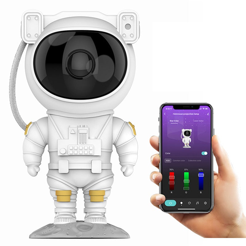 New Galaxy Star Projector Starry Sky Night Light Astronaut Lamp Home Room Decor Decoration Bedroom Decorative Luminaires Gift