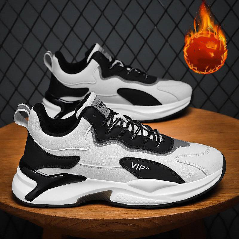 Fashion Black White Sneakers Casual For Men