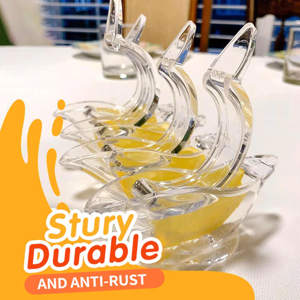 Manual Lemon Juicer Transparent Acrylic Elegance Bird Shape Lemon Slice Squeezer