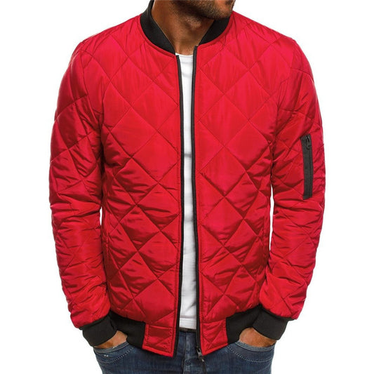 Solid Color Jacket For Men