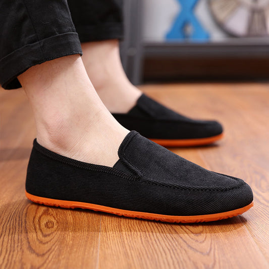 Summer Breathable Men's Shoes Old Beijing Canvas