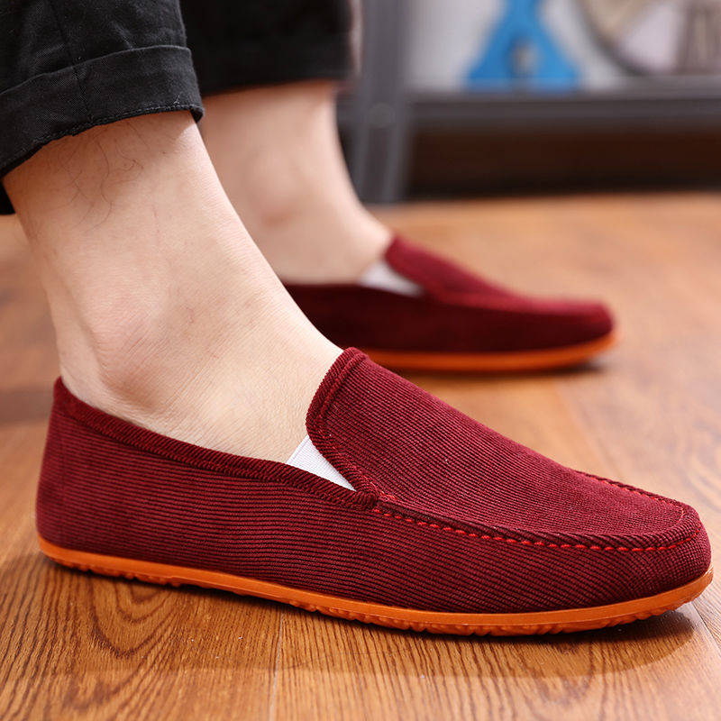 Summer Breathable Men's Shoes Old Beijing Canvas