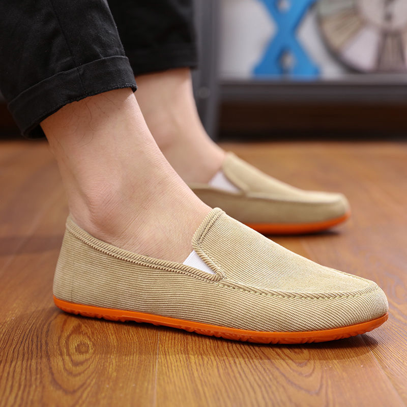 Summer Breathable Men's Shoes Old Beijing Canvas