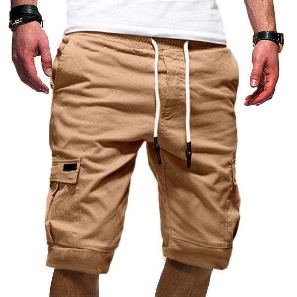 Men Casual Jogger Sports Cargo Shorts Military Combat