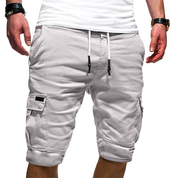 Men Casual Jogger Sports Cargo Shorts Military Combat