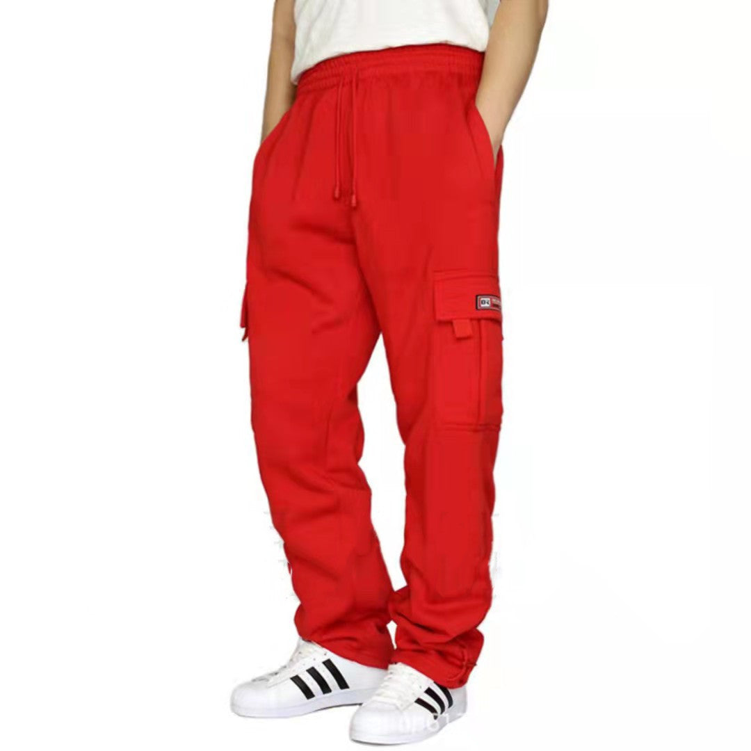 Men Pants Sweatpants Stretch Elastic Waist Jogger Sports