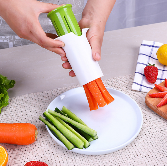 Creative Vegetable Cutters Fruit Kitchen Cucumber Carrot  Slicer Splitter Kitchen