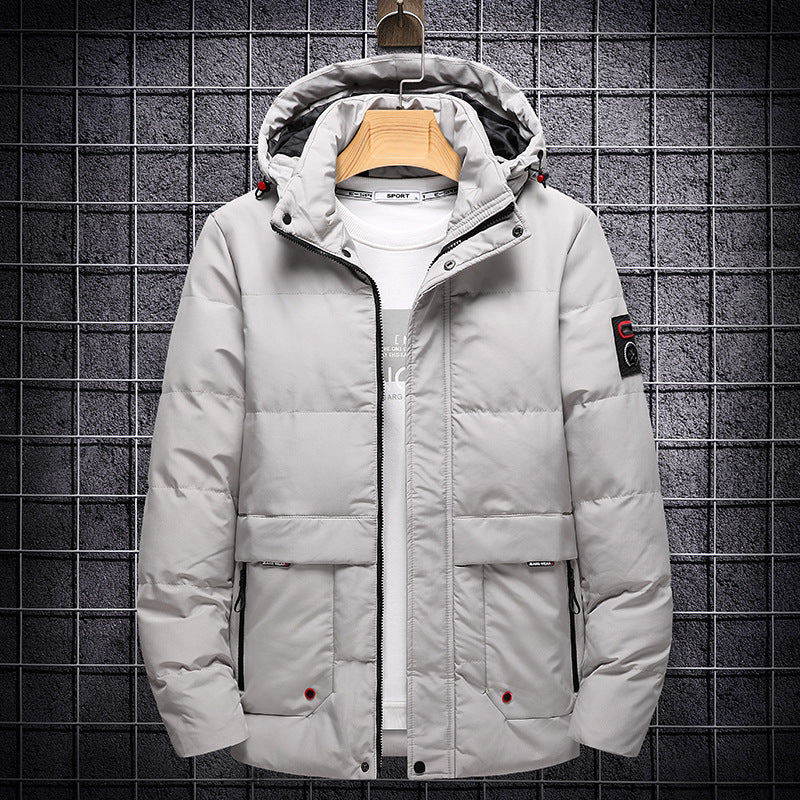 Men winter down padded jacket