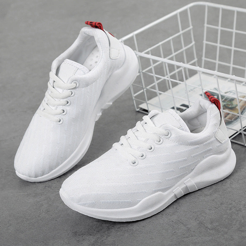 Korean Style Breathable Knitted Sneakers For Women