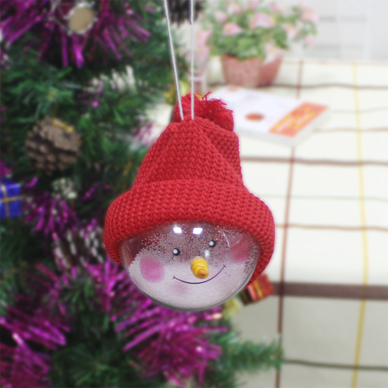 Christmas decorations creative, Christmas Snowman children toys plastic , Christmas Ball Christmas Pendant