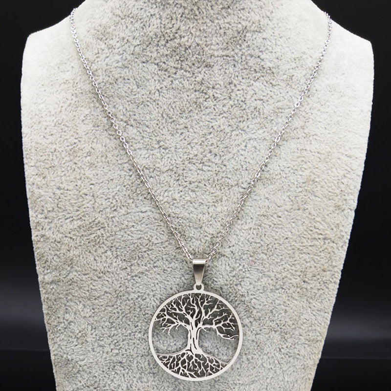 Women's Tree Of Life Stainless Steel Necklace