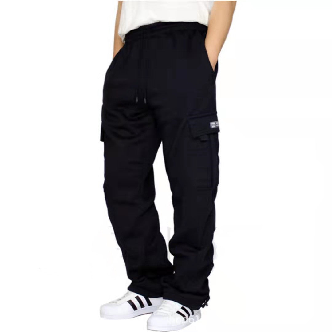 Men Pants Sweatpants Stretch Elastic Waist Jogger Sports