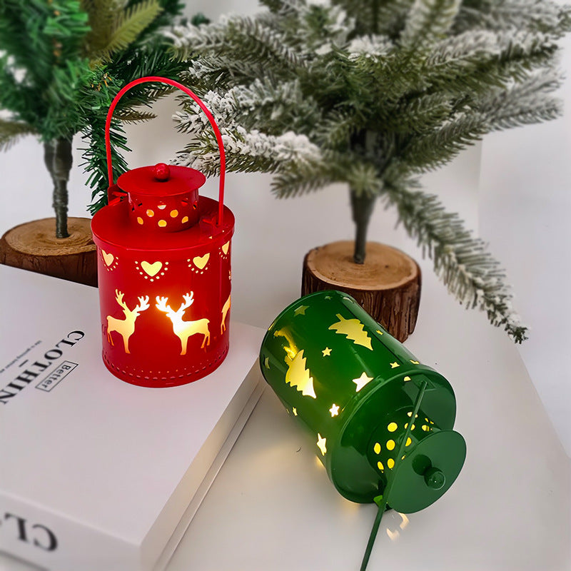 Christmas Candle Lights LED Small Lanterns Wind Lights Electronic Candles Nordic Style Creative