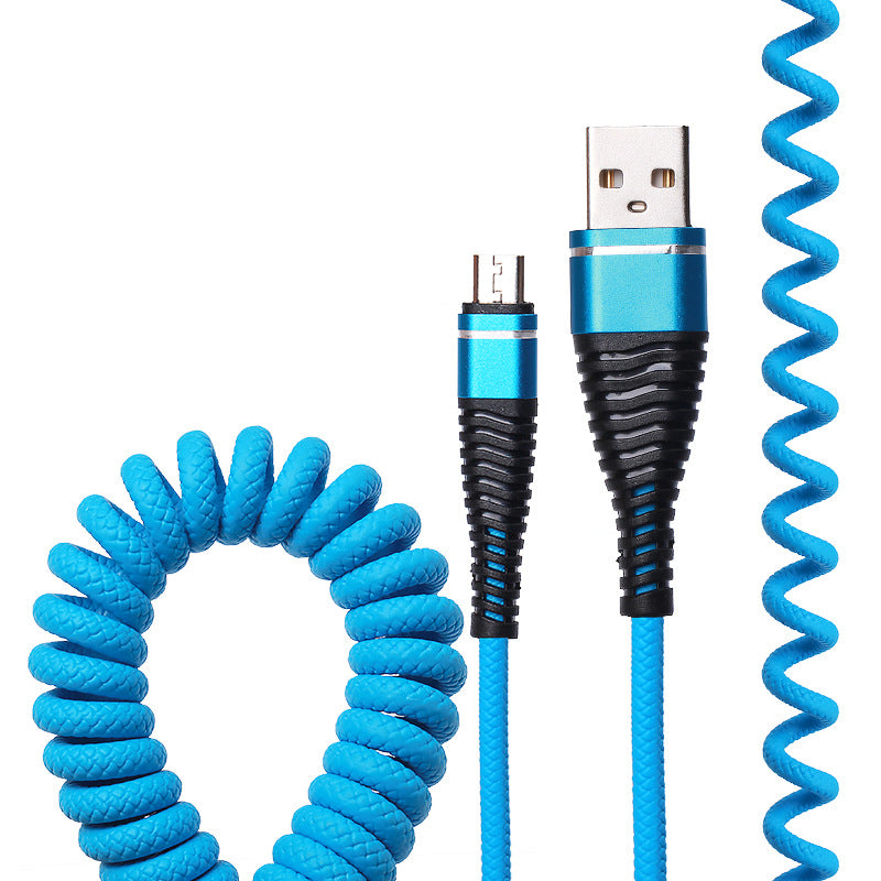 Spring Data Cable Micro USB Android Fast Charging Cable