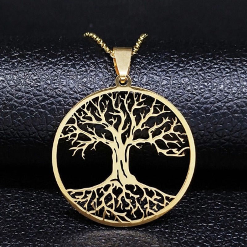 Women's Tree Of Life Stainless Steel Necklace