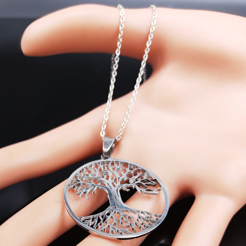 Women's Tree Of Life Stainless Steel Necklace