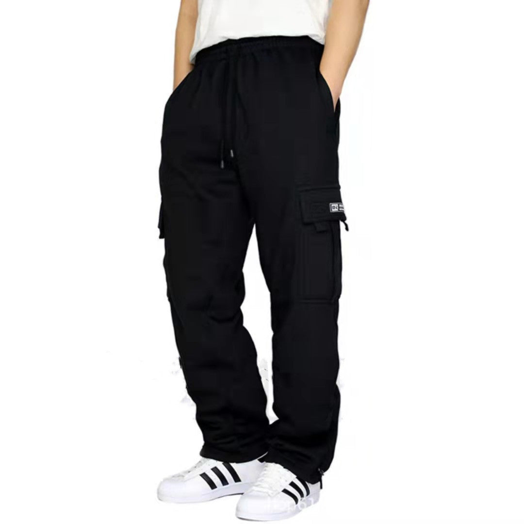 Men Pants Sweatpants Stretch Elastic Waist Jogger Sports