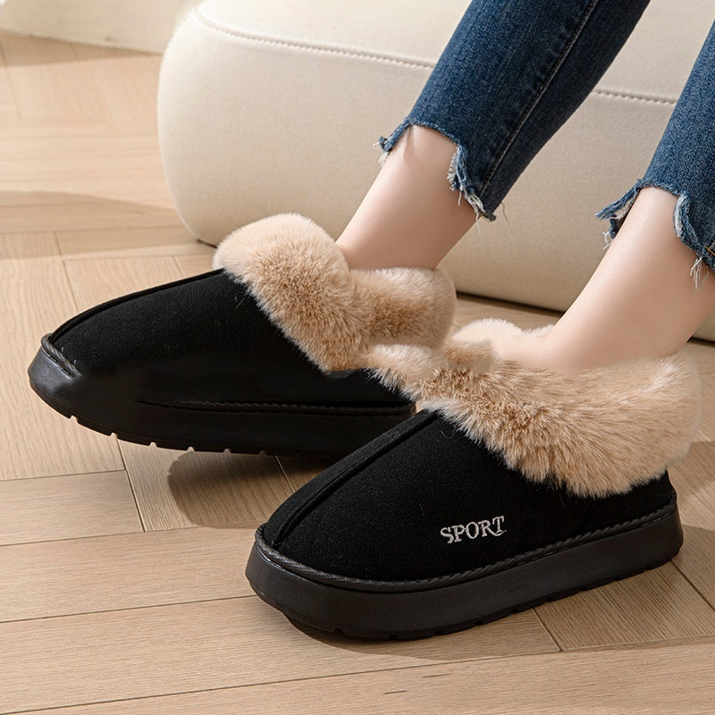 Cozy Plush Soft Slippers Shoes For Women Non-Slip