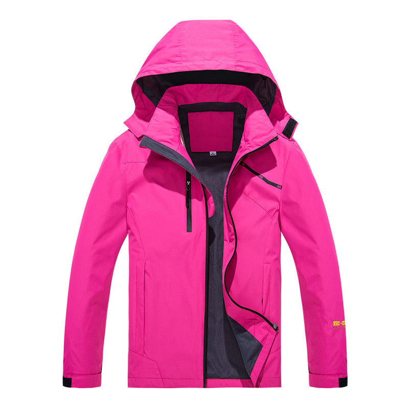 Shell Jacket Men And Women Couple Outdoor Single Layer Mountaineering