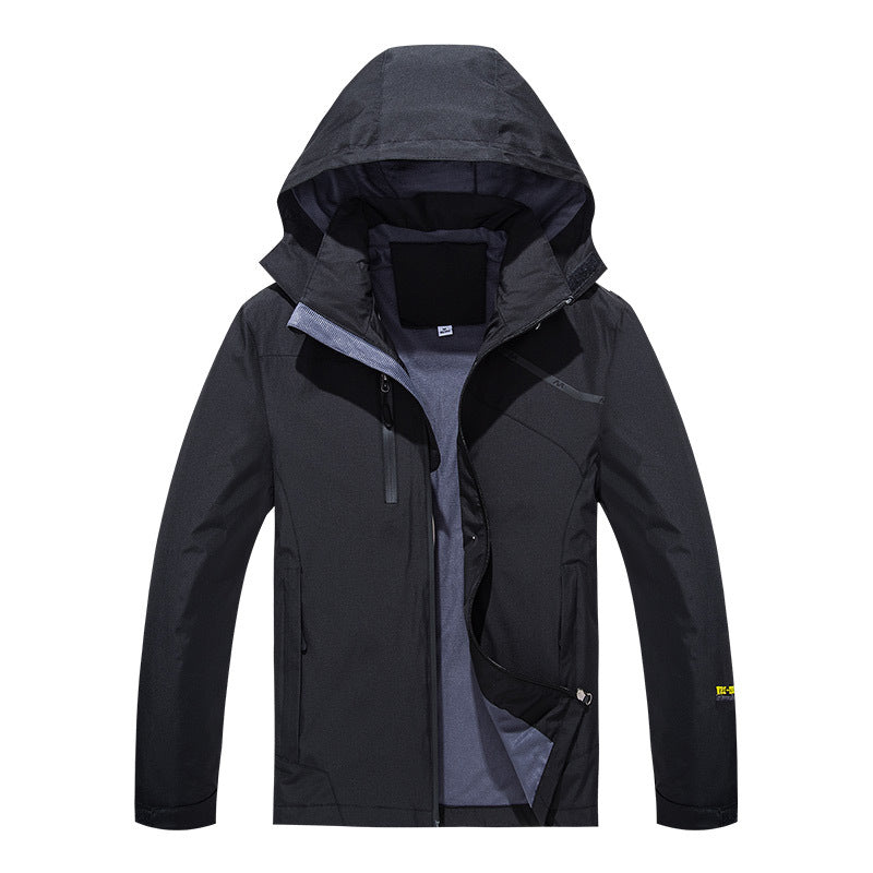 Shell Jacket Men And Women Couple Outdoor Single Layer Mountaineering