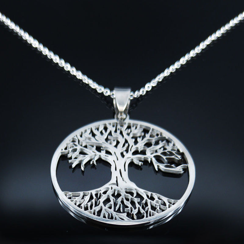 Women's Tree Of Life Stainless Steel Necklace