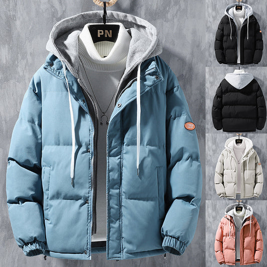 Jacket Men Winter Windproof Thickened