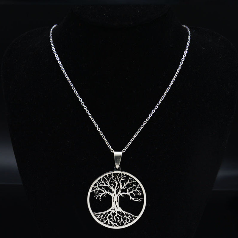 Women's Tree Of Life Stainless Steel Necklace