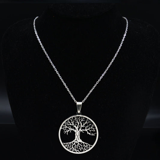 Women's Tree Of Life Stainless Steel Necklace