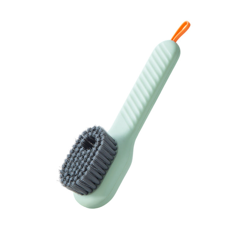 Multifunctional Soft-bristled Shoe Brush Long Handle Brush Automatic Liquid Adding  Cleaning Tool