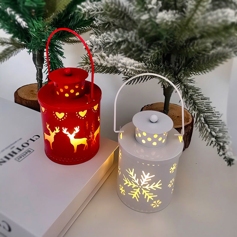 Christmas Candle Lights LED Small Lanterns Wind Lights Electronic Candles Nordic Style Creative