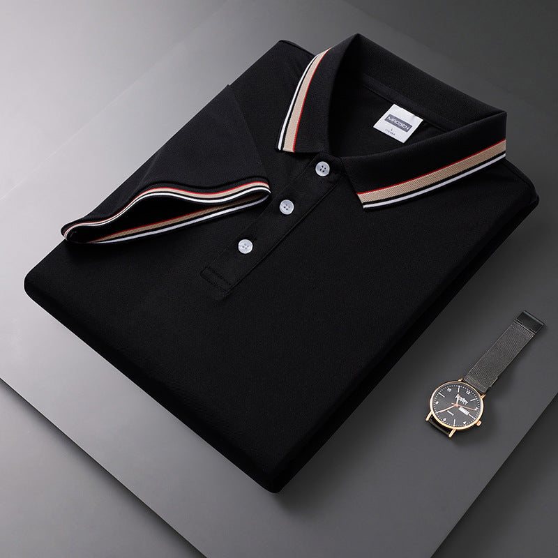 Summer Men's Polo Shirt Lapel T-shirt