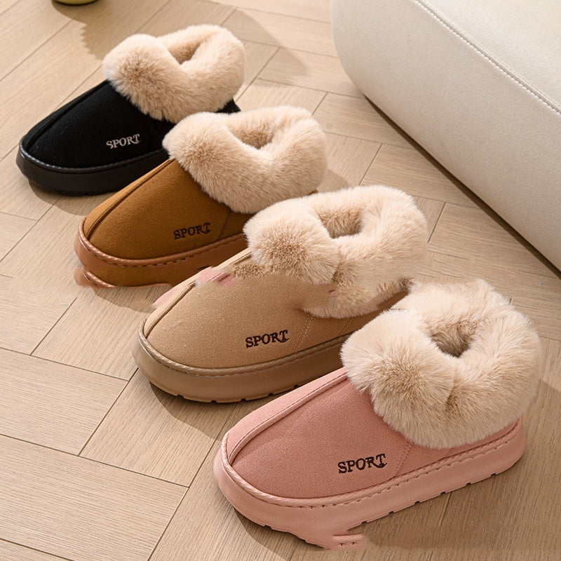 Cozy Plush Soft Slippers Shoes For Women Non-Slip