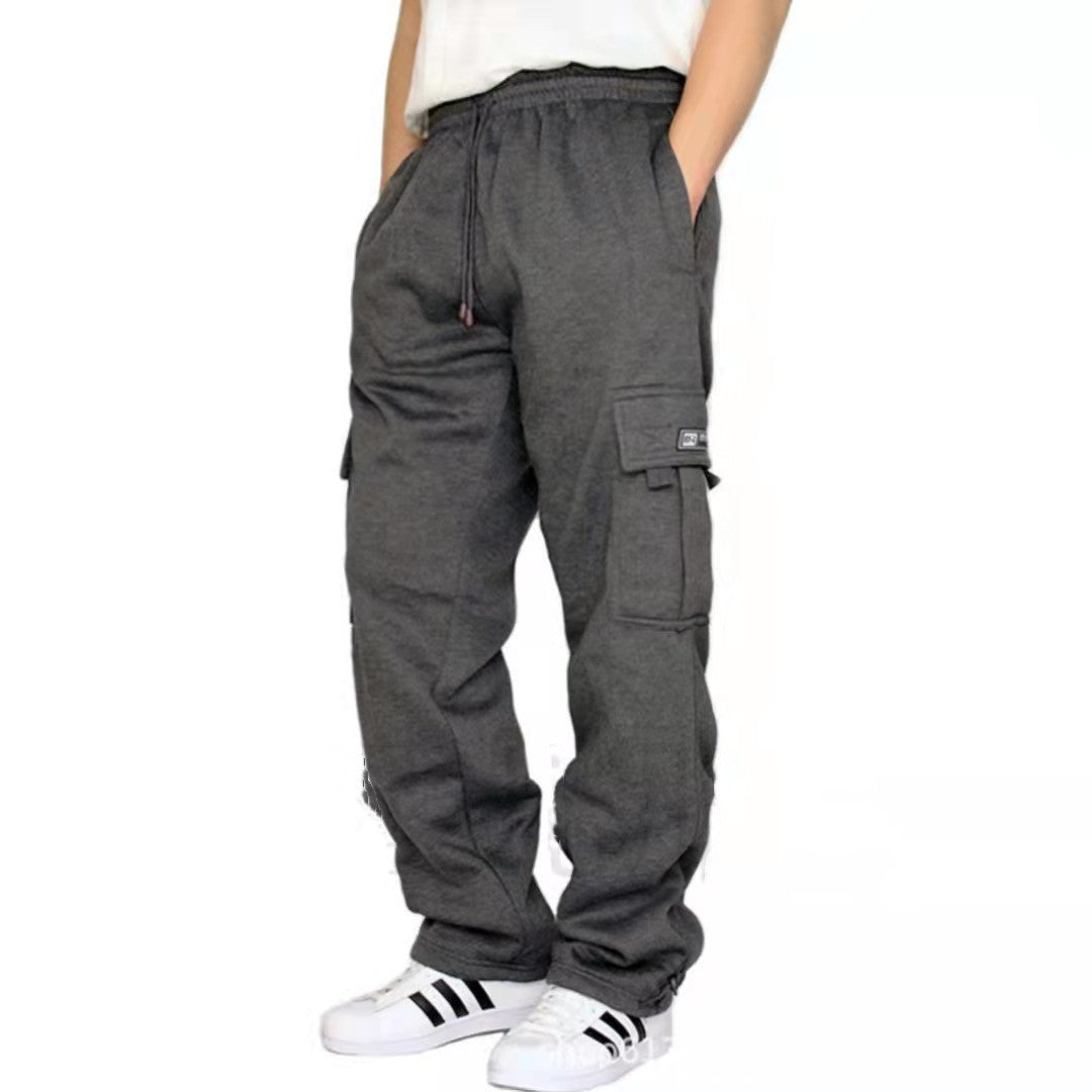 Men Pants Sweatpants Stretch Elastic Waist Jogger Sports